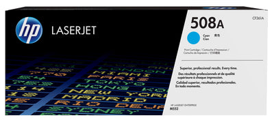 HP 508A cyan original LaserJet-tonerkassett