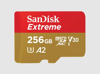 SanDisk Extreme 256 GB MicroSDXC UHS-I Klass 3