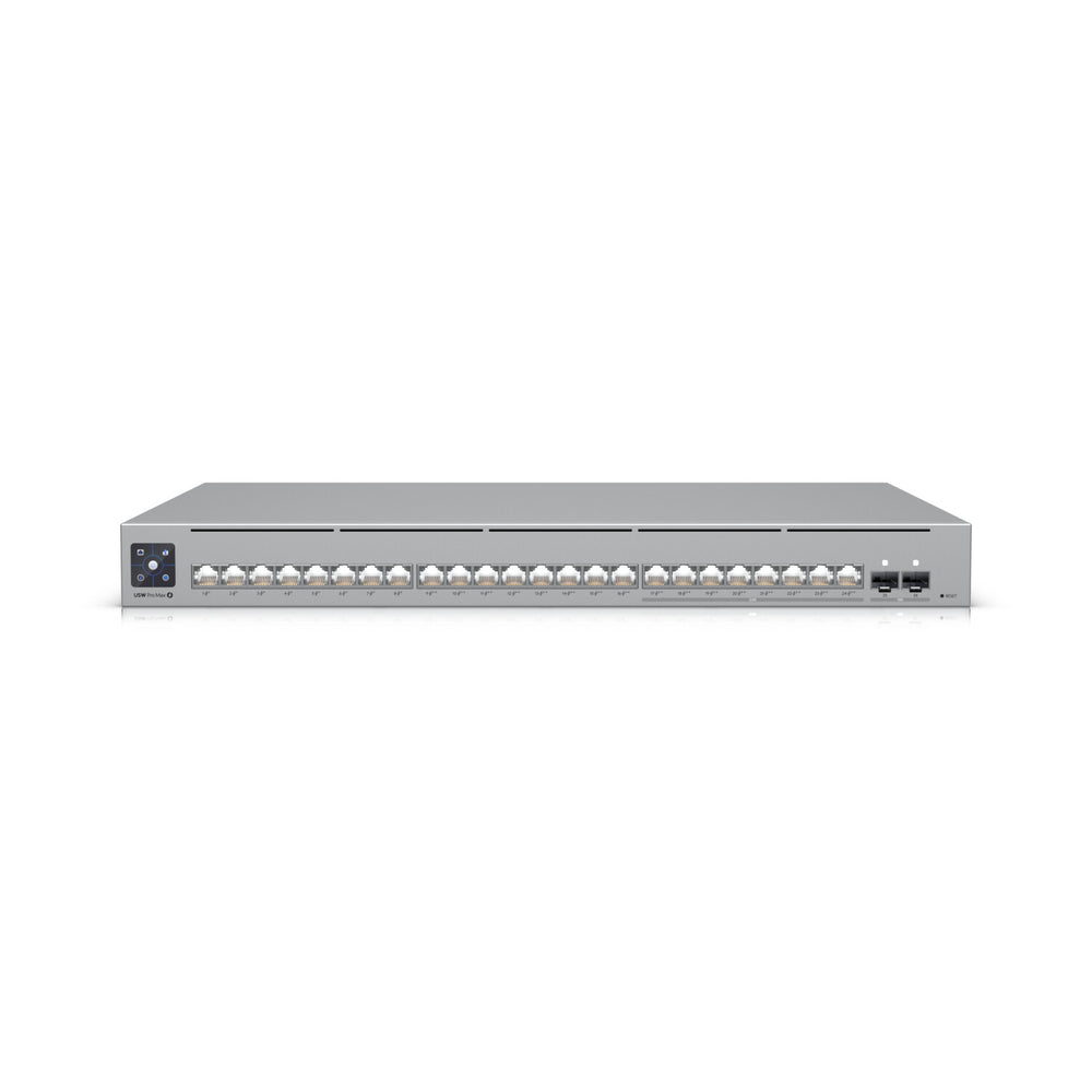 Ubiquiti USW-Pro-Max-24-PoE L3 2.5G Ethernet (100/1000/2500) Strömförsörjning via Ethernet (PoE) stöd Grå