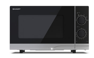 Sharp YC-PS201AE-S mikrovågsugn Silver Enbart mikrovågsugn Bänkdiskmaskin 20 l 700 W