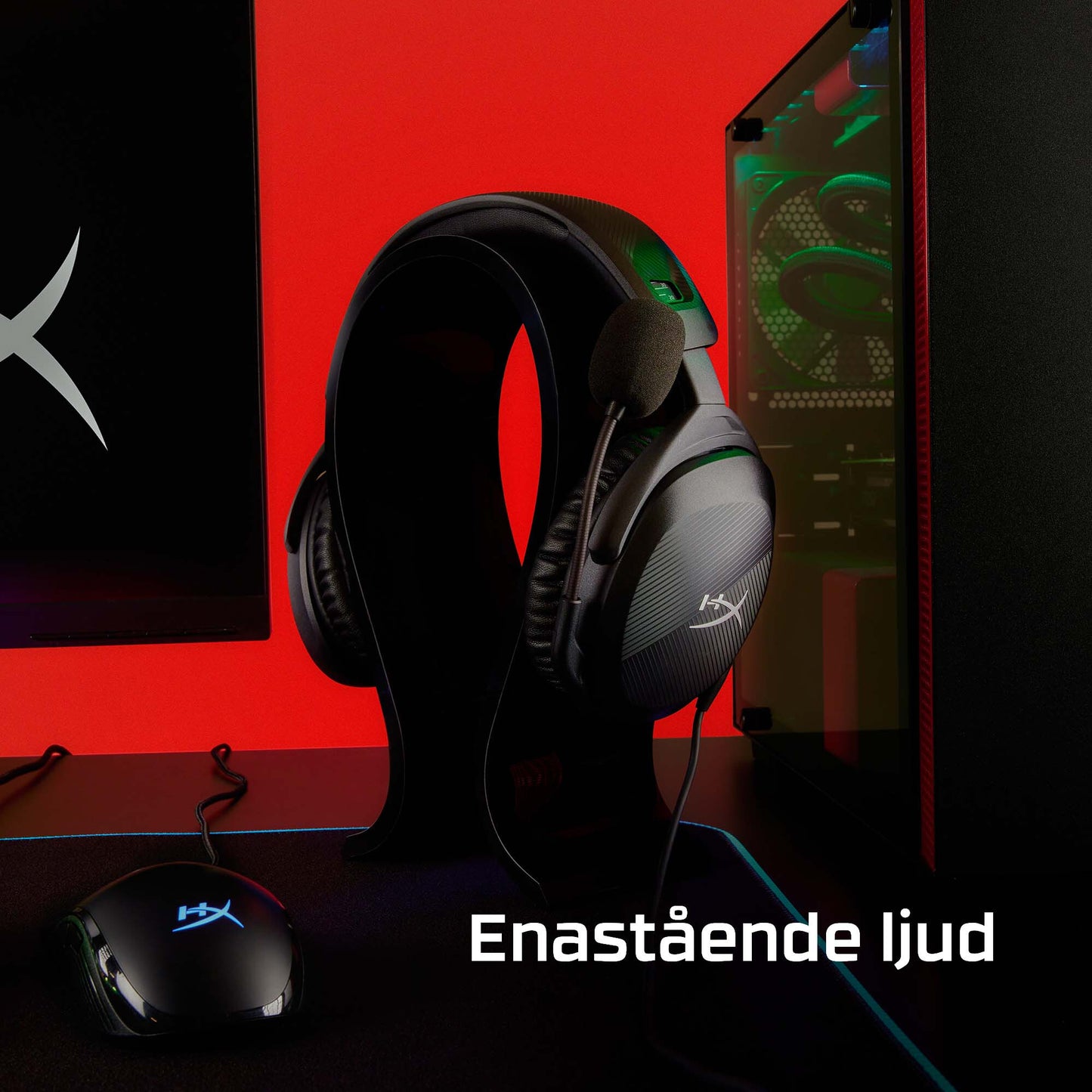 HyperX Cloud Stinger 2 – gaming-headset (svart)