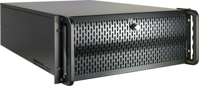 Inter-Tech IPC 4U-4129L Ställning Metallisk, Silver