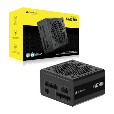 Corsair RM750e strömförsörjningsenheter 750 W 24-pin ATX ATX Svart