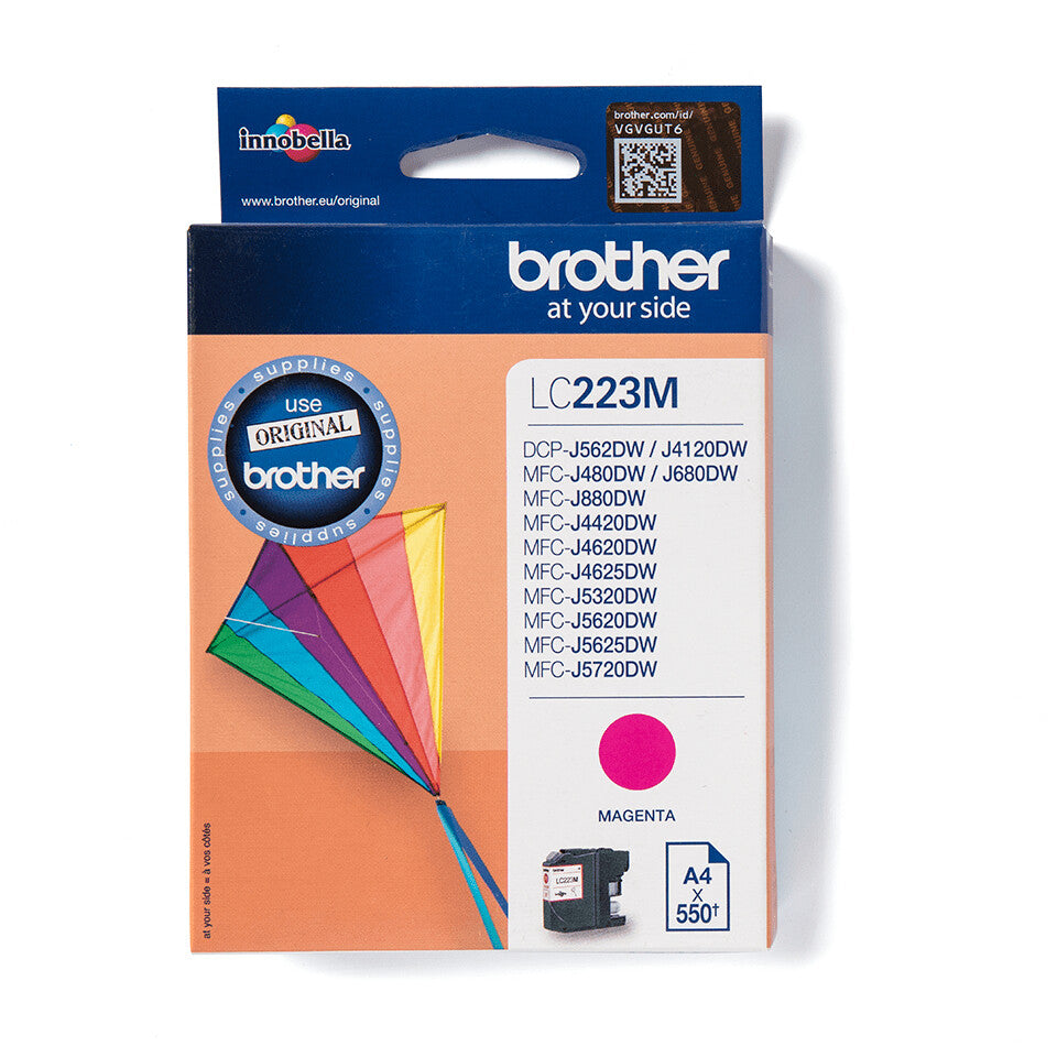 Brother LC223M bläckpatroner 1 styck Original Magenta