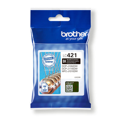 Brother LC421BK bläckpatroner 1 styck Original Svart