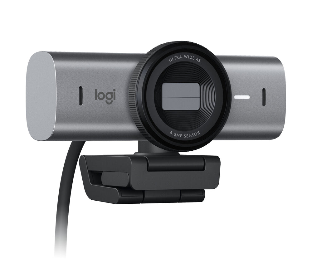 Logitech 960-001530 webbkameror 8,5 MP 4096 x 2160 pixlar USB 3.2 Gen 1 (3.1 Gen 1) Gjuten aluminium, Svart