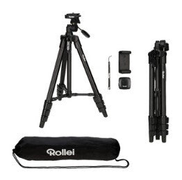 Rollei 22638 stativ Smartphone/actionkamera 3 ben Svart