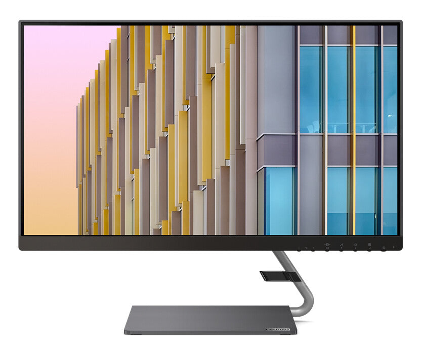 Lenovo Q24h LED display 60,5 cm (23.8") 2560 x 1440 pixlar Quad HD Grå