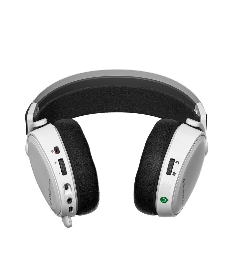 Steelseries Arctis 7+ Headset Kabel & Trådlös Huvudband Spela USB Type-C Bluetooth Svart, Vit