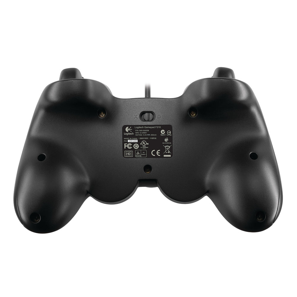 Logitech G F310 Svart, Blå, Multifärg USB 2.0 Spelplatta Analog / Digital PC