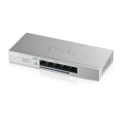 Zyxel GS1200-5HP v2 hanterad Gigabit Ethernet (10/100/1000) Strömförsörjning via Ethernet (PoE) stöd Grå
