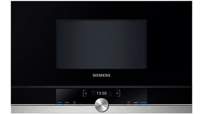 Siemens BF634LGS1 mikrovågsugn Inbyggd 21 l 900 W Svart, Rostfritt stål