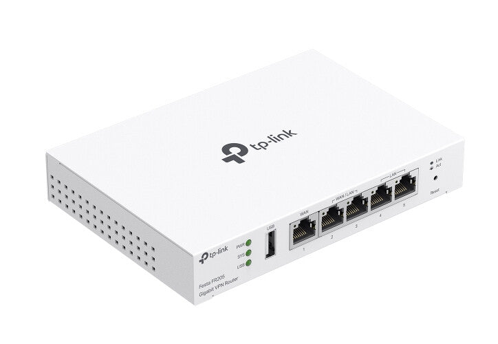 TP-Link Festa FR205 kabelansluten router 10 Gigabit Ethernet, 100 Gigabit Ethernet, Gigabit Ethernet Vit
