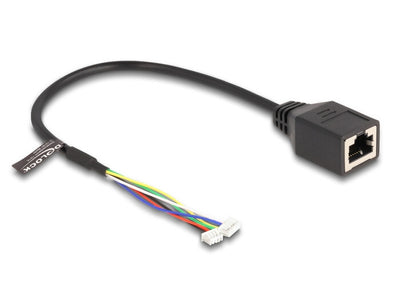 DeLOCK 88007 nätverkskablar Svart 0,3 m Cat5e