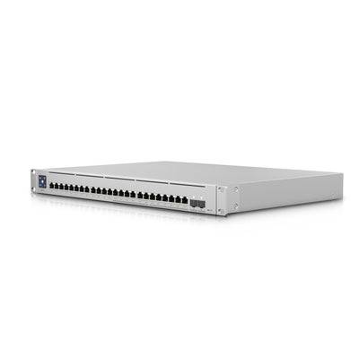 Ubiquiti USW-ENTERPRISE-24-POE nätverksswitchar hanterad L3 Gigabit Ethernet (10/100/1000) Strömförsörjning via Ethernet (PoE) stöd Silver