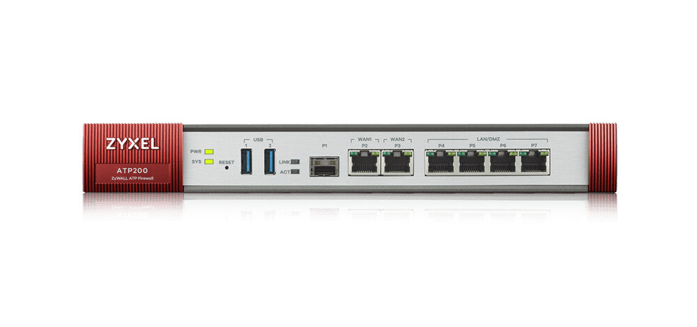 Zyxel ATP200 hårdvarubrandväggar Skrivbord 2 Gbit/s