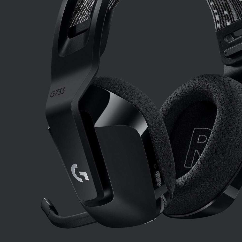 Logitech G G733 Headset Trådlös Huvudband Spela Svart