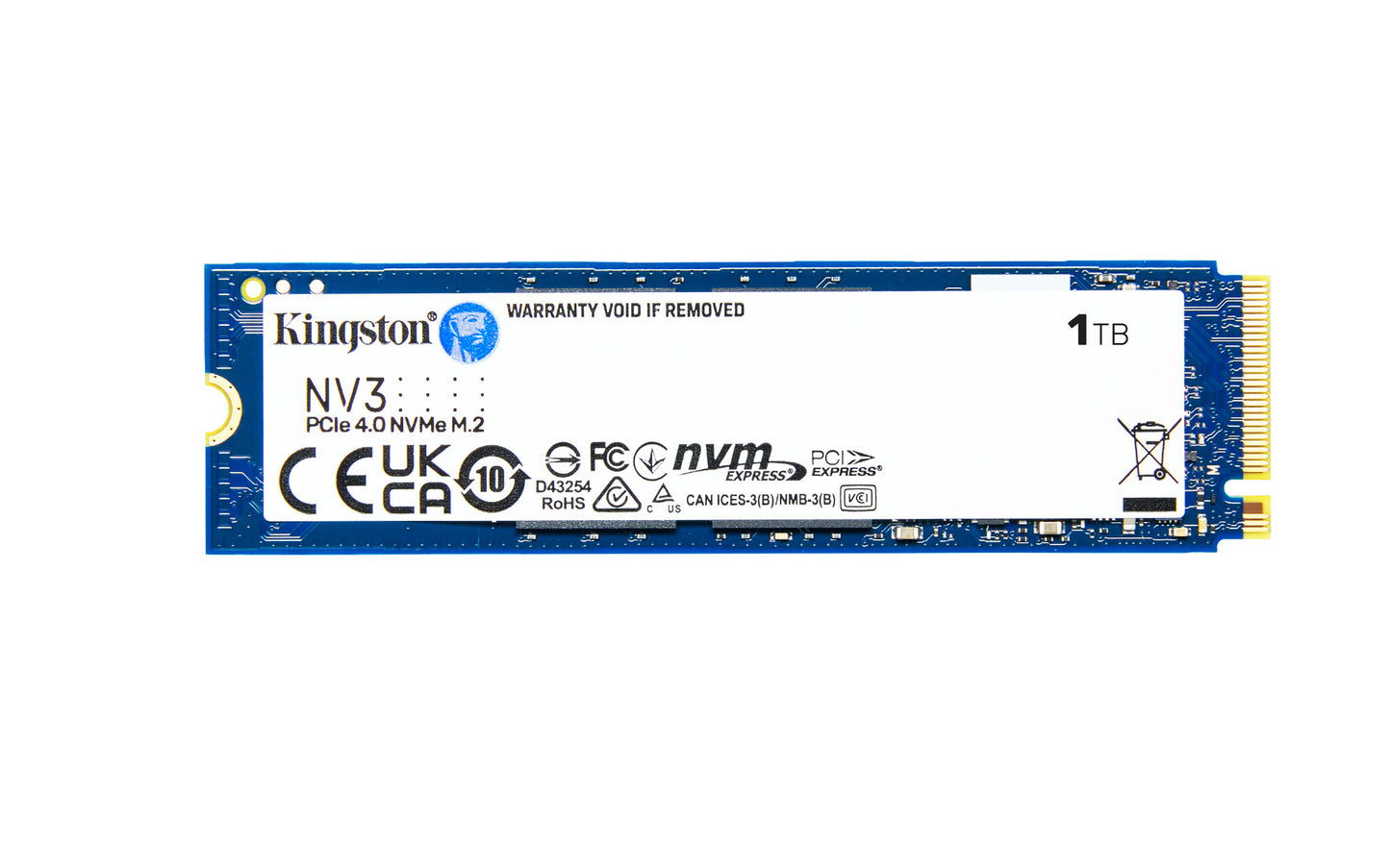 Kingston Technology NV3 1 TB M.2 PCI Express 4.0 NVMe 3D NAND