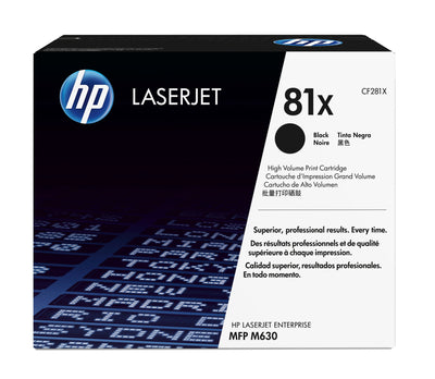 HP 81X svart original LaserJet tonerkassett med hög kapacitet