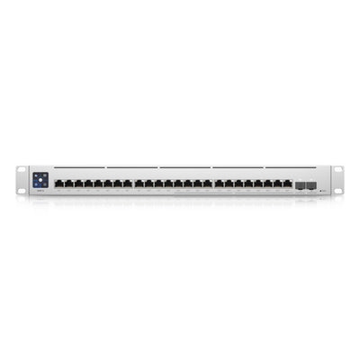 Ubiquiti USW-ENTERPRISE-24-POE nätverksswitchar hanterad L3 Gigabit Ethernet (10/100/1000) Strömförsörjning via Ethernet (PoE) stöd Silver