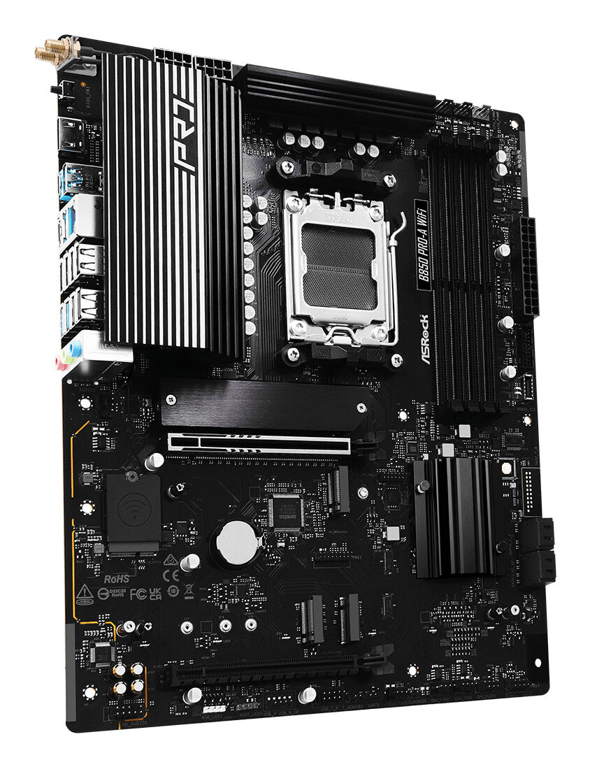 Asrock B850 Pro-A WiFi AMD B850 AM5-sockel ATX