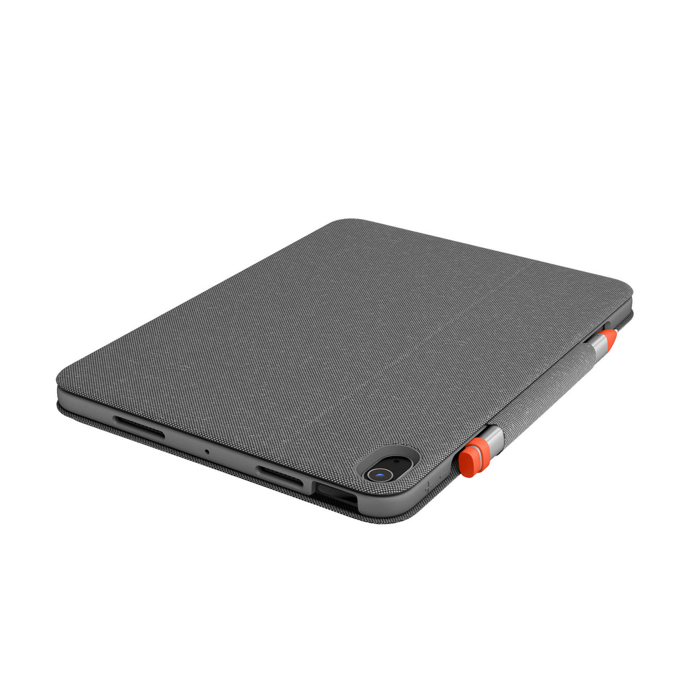 Logitech Folio Touch QWERTY Nordic Smart Connector Grå