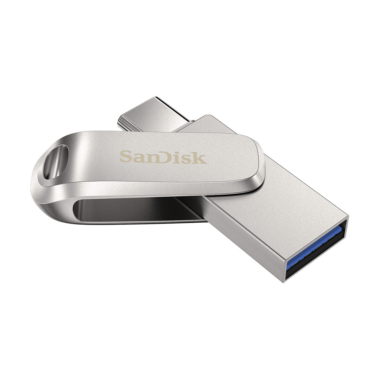 SanDisk Ultra Dual Drive Luxe USB-sticka 64 GB USB Type-A / USB Type-C 3.2 Gen 1 (3.1 Gen 1) Rostfritt stål