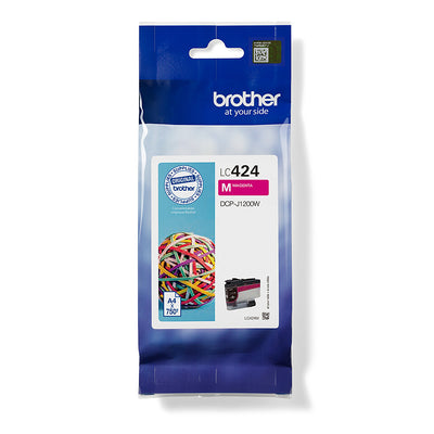 Brother LC424M bläckpatroner 1 styck Original Magenta