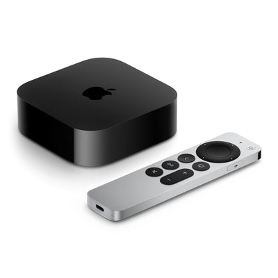 Apple TV 4K Svart, Silver 4K Ultra HD 64 GB Wi-Fi