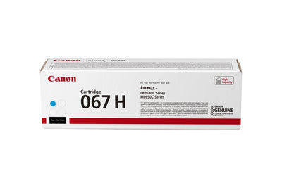 Canon 067H Tonerkassett 1 styck Original Cyan
