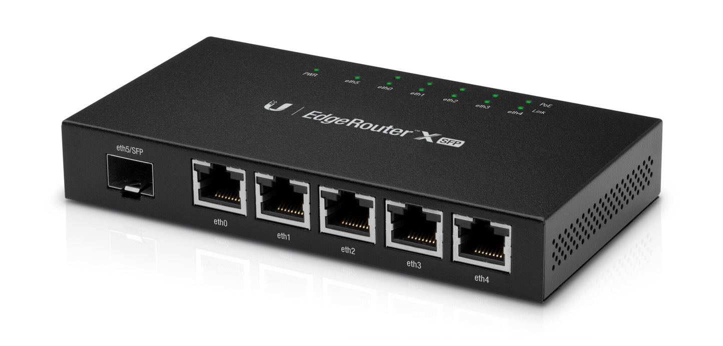 Ubiquiti ER-X-SFP kabelansluten router Svart