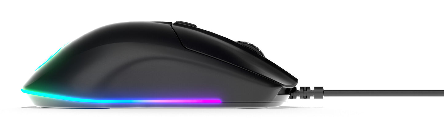 Steelseries Rival 3 datormöss Spela högerhand USB Type-A Optisk 8500 DPI