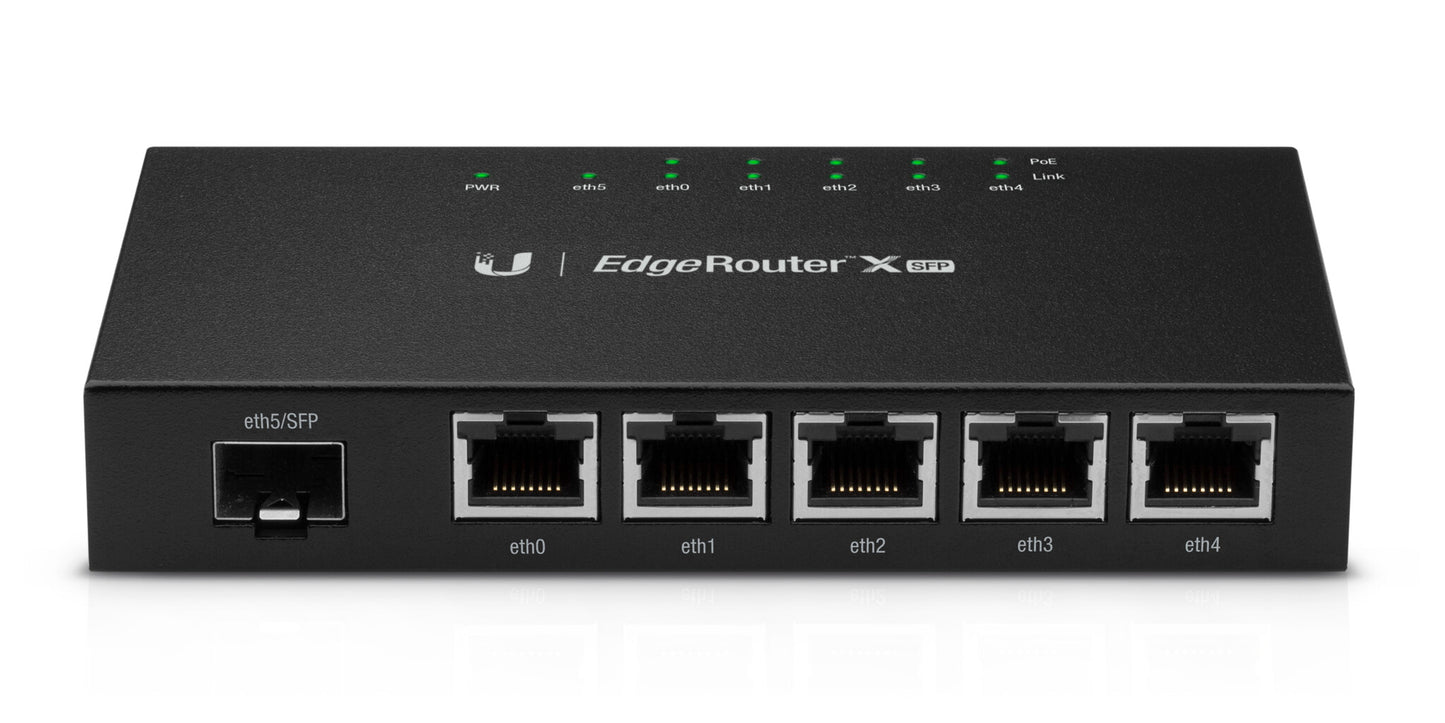 Ubiquiti ER-X-SFP kabelansluten router Svart