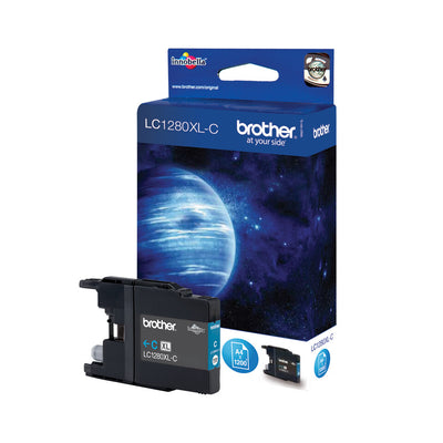 Brother LC1280XLC bläckpatroner 1 styck Original Hög (XL) avkastning Cyan