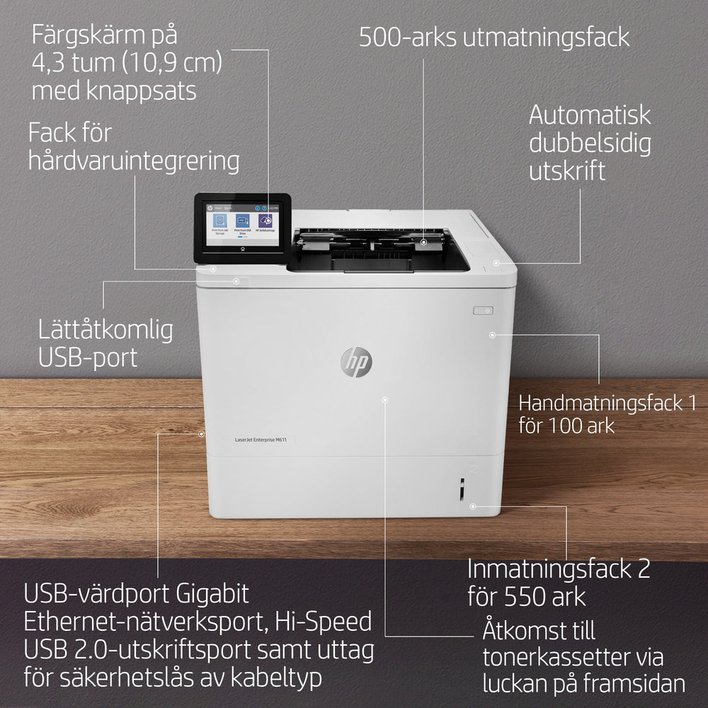 HP LaserJet Enterprise M611dn