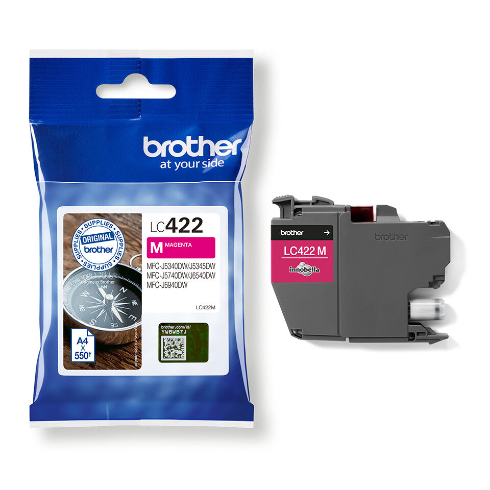 Brother LC422M bläckpatroner 1 styck Original Magenta