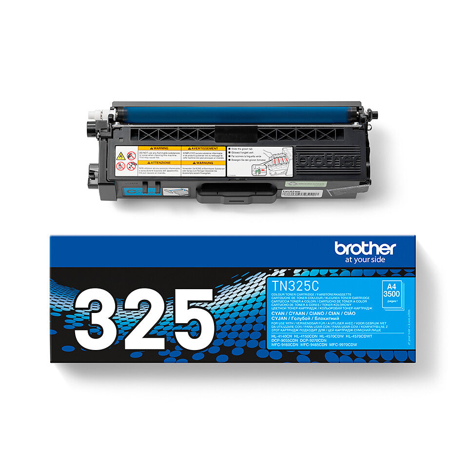 Brother TN-325C Tonerkassett 1 styck Original Cyan