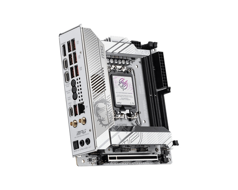 MSI MPG Z890I EDGE TI WIFI moderkort Intel Z890 LGA 1851 (Socket V1) Mini-ITX