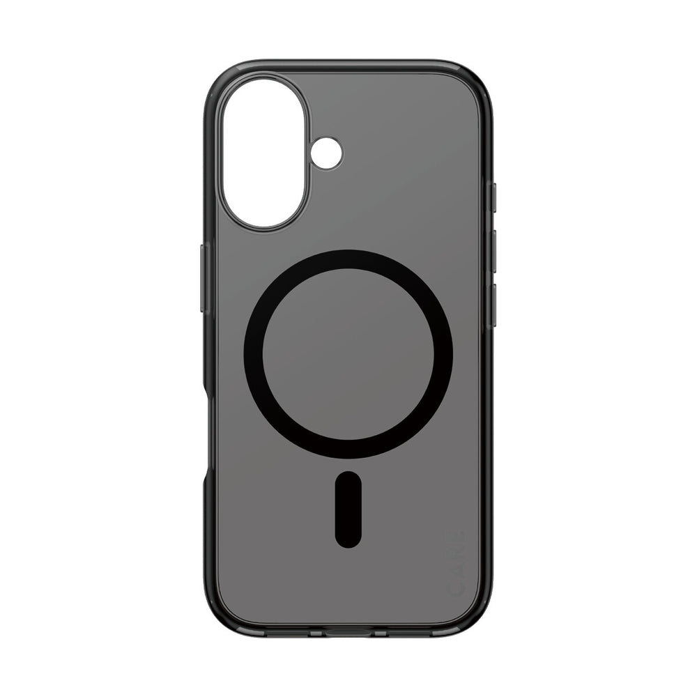 PanzerGlass CARE by PG Smokey w. MagS iPhone16 6.1 mobiltelefonfodral Omslag Transparent
