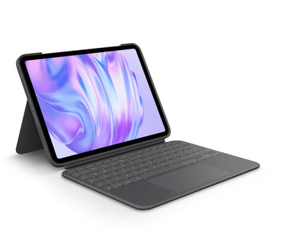 Logitech Combo Touch QWERTY Amerikanskt internationellt Smart Connector grafit
