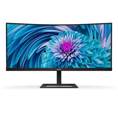 Philips E Line 346E2CUAE/00 platta pc-skärmar 86,4 cm (34") 3440 x 1440 pixlar Wide Quad HD+ LCD Svart