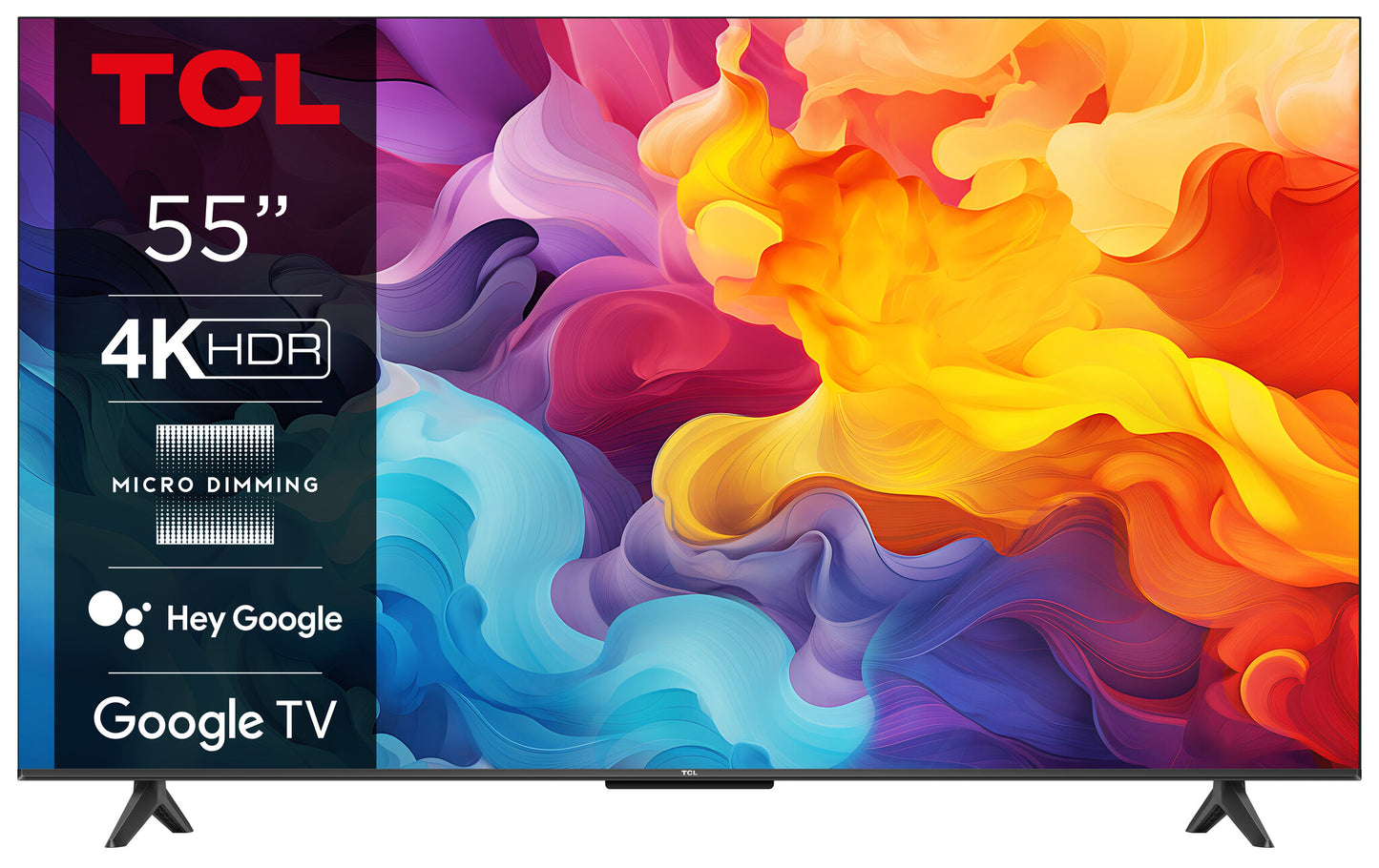 TCL P655 55P655 TV-apparat 139,7 cm (55") 4K Ultra HD Smart-TV Wi-Fi Svart