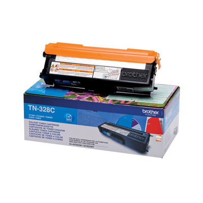 Brother TN-328C Tonerkassett 1 styck Original Cyan