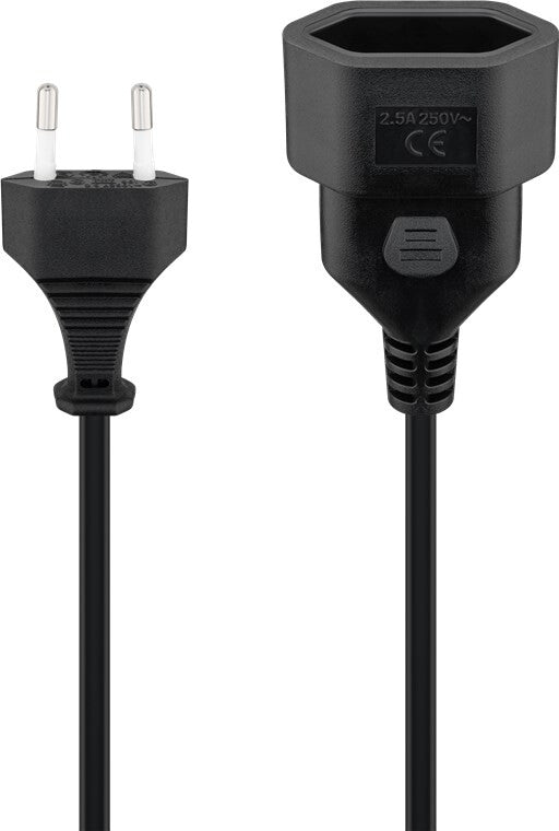 Goobay 50508 strömkablar Svart 3 m Strömkontakt typ C