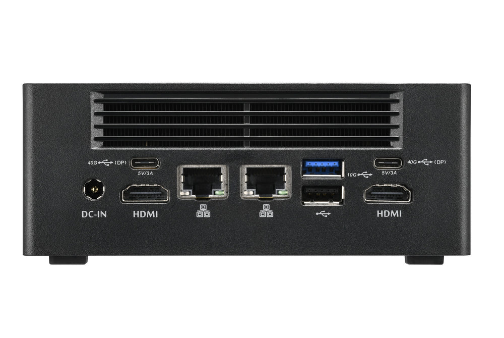 Shuttle Nano PC NA10H 1L storlek PC Svart 8845HS 3,8 GHz