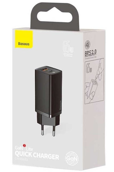 Baseus CCGAN2L-B01 mobilladdare Universal Svart AC Snabb laddning inomhus
