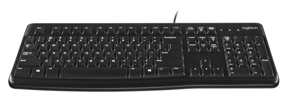 Logitech Keyboard K120 for Business tangentbord Kontor USB QWERTY Amerikanskt internationellt Svart