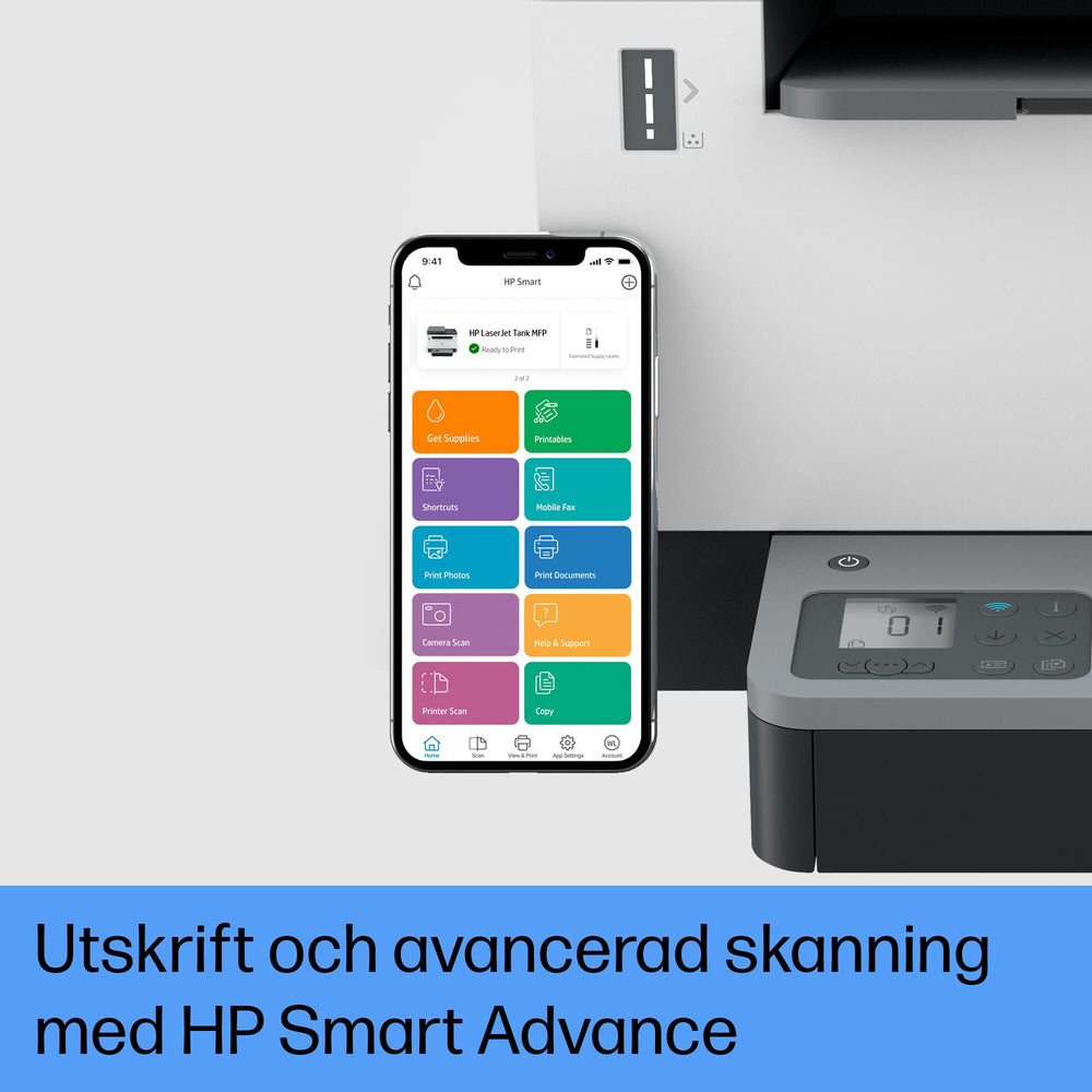 HP LaserJet Tank MFP 2604sdw-skrivare