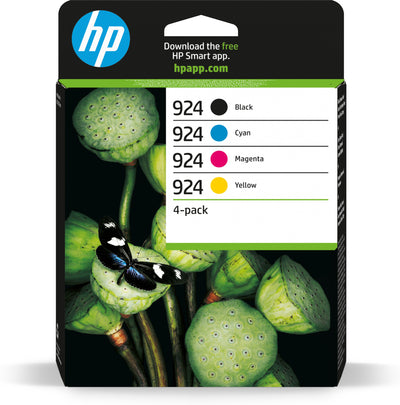 HP 924 CMYK originalbläckpatron 4-pack