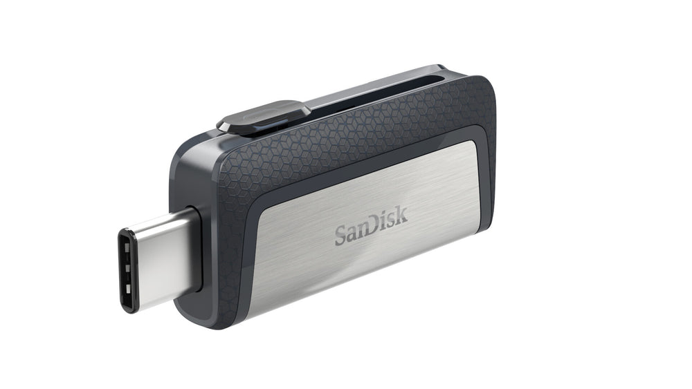 SanDisk Ultra Dual Drive USB Type-C USB-sticka 64 GB USB Type-A / USB Type-C 3.2 Gen 1 (3.1 Gen 1) Svart, Silver